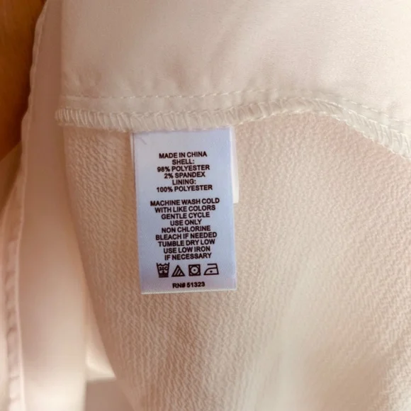 CeCe Women's Drop Shoulder Wide Neck Ruched Blouse Color: New Ivory Size XS - Picture 11 of 16